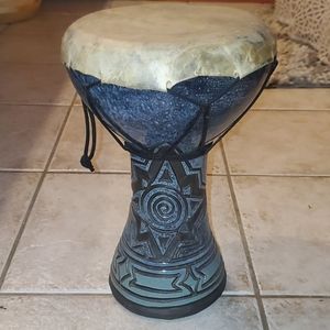 Art Pottery Bongo Drum